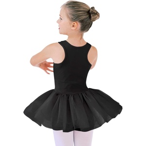 image:imageStelle Ballet Leotards for Girls with Tutu Skirt Ballerina Dance Costumes  Ballet tutu dress Soft stretch fabric Breathable comfort Tulle skirt Ballerina outfit Dance Performance PartyBlack Tank Top
