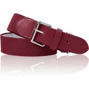 image:imageStelle Baseball Softball Belt Elastic Adjustable Girls Boys Youth Adults  Secure Metal Buckle Comfortable Stretch Fit Fastpitch Tee Ball Uniform Practice Game Day Durable Women MenCrimson