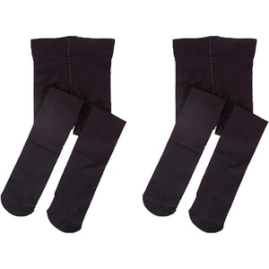 image:imageStelle Girls Ballet Dance Tights Footed for Toddler Kid School Class 2T15Y  High Waist Stretch Opaque Coverage Soft Stockings Teen amp Youth Pantyhose Ballerina Studio Stage Performance Recital2packblack
