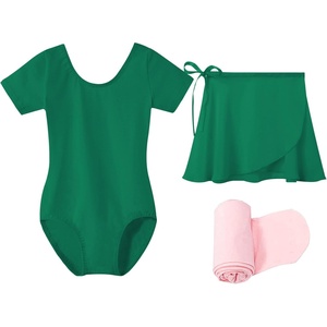 image:imageStelle Girls Ballet Leotards Toddler Dance Combo with Skirt and Tights1green