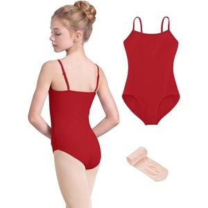 image:imageStelle Girls Camisole Leotards with Tights for BalletGymnasticsDanceRed