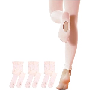 image:imageStelle Girls Convertible amp Transition Ballet Tights for Toddler Dance Kid  High Waist Stretch Opaque Soft Footless Stockings Teen amp Youth Pantyhose Ballerina Class Studio Performance Recital3packballet Pink