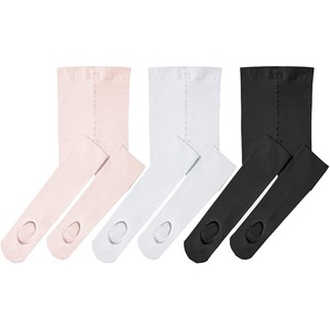 image:imageStelle Girls Convertible amp Transition Ballet Tights for Toddler Dance Kid  High Waist Stretch Opaque Soft Footless Stockings Teen amp Youth Pantyhose Ballerina Class Studio Performance RecitalBallet Pinkwhiteblack