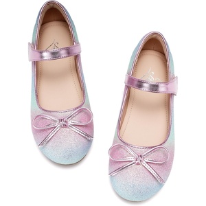 image:imageStelle Girls Dress Shoes Mary Jane Flats for School Party Flower Girl  Hookandloop closure Princess shoes Cushioned comfort Uniform Wedding Dress occasions Patent finish Glitter finish1unicorn Dust