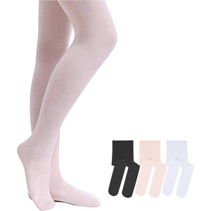 image:imageStelle Girls Footed Ballet Tights for Dance Class Toddler Kids 2T15Y  High Waist Stretch Opaque Coverage Soft Stocking Teen amp Youth Pantyhose Ballerina Studio Stage Performance RecitalBallet Pinkwhiteblack