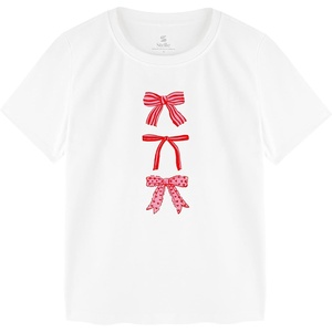 image:imageStelle Girls Graphic T Shirt Cotton Crewneck Short Sleeve Casual Tee  Classic fit Short sleeve Soft cotton blend Breathable Stretch Graphic print School Playdates Vacation Girls tshirtSweet Knotwhite