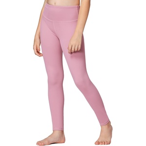 image:imageStelle Girls Leggings with Hidden Pocket for Kids Dance Yoga Athletic Pants  Highrise waistbandSoft 4way stretchMoisturewickingNon seethrough for dancegymnasticsyogarunning and daily wearPink
