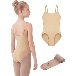image:imageStelle Girls Seamless Camisole Leotard with Convertible TightsLight Nude