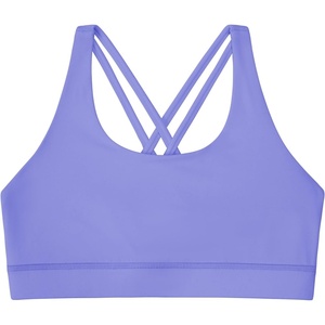 image:imageStelle Girls Sports Bra Cross Back Training Bras for Dance Yoga 6Y15Y  Moisturewicking Fabric Soft Stretch Support Removable Pads Ballet Cheer Running Active ComfortPeriwinkle