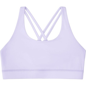image:imageStelle Girls Sports Bra Cross Back Training Bras for Dance Yoga 6Y15Y  Moisturewicking Fabric Soft Stretch Support Removable Pads Ballet Cheer Running Active ComfortLavender