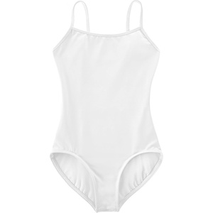 image:imageStelle Gymnastics Leotards for Girls Camisole Ballet Tumbling Outfits 216Y  Adjustable straps Stretch fabric Comfortable fit Skinfriendly Gymnastics amp Ballet Toddler dancewear Kids bodysuitWhite