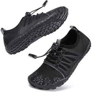 image:imageStelle Kids Water Shoes TPUReinforced Barefoot  NonSlip Quick Dry Packable Design with CordLock Drawstring for Boys GirlsBeach Pool HikingToddler to Big KidBlack