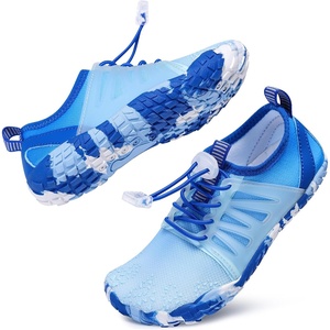 image:imageStelle Kids Water Shoes TPUReinforced Barefoot  NonSlip Quick Dry Packable Design with CordLock Drawstring for Boys GirlsBeach Pool HikingToddler to Big KidBlue Ombre