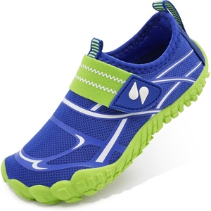 image:imageStelle Kids Water Shoes Wide Toe Box Quick Dry Barefoot  NonSlip Aqua Shoes with Breathable Mesh Upper for Beach Swim Pool and Outdoor Play Fits Toddler to Big KidsBlue