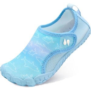 image:imageStelle Toddler Water Shoes Kids Barefoot NonSlip  Quick Dry HookandLoop Strap with BuiltIn Drainage for Boys GirlsNatural Foot Movement Beach Pool Swim Hiking CampingBlue Ombre