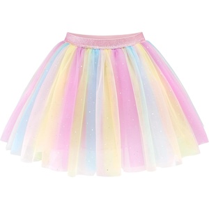 image:imageStelle Tutu for Girls Skirt Layered Tulle Ballet Princess Birthday Outfit  Tutu for girls Layered fluffy sequin skirt Lightweight soft fabric Toddler tutu Dance class Performance Birthday outfitUnicorn