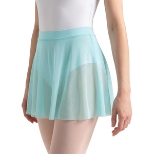 image:imageStelle Women Ballet Skirt Chiffon Wrap Skirt Pull On Mesh Sheer Dance Skirt  Ballet skirts for women Elastic waist pull on Flowing movement Dance Rehearsal Recital Studio wearLight Blue