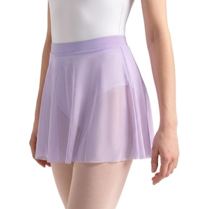 image:imageStelle Women Ballet Skirt Chiffon Wrap Skirt Pull On Mesh Sheer Dance Skirt  Ballet skirts for women Elastic waist pull on Flowing movement Dance Rehearsal Recital Studio wearLavender