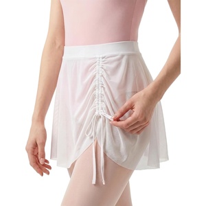 image:imageStelle Womens Pull On Ballet Skirt Chiffon Adult Wrap Dance Skirt  Ballet skirts for women Elastic waist pull on Flowing movement Ballet wrap skirt Dance Rehearsal Recital Studio wearWhite