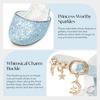 image:imageStelle Girls Glitter Charm Dress Shoes Sequins Princess Heels for Party  Sparkle finish Decorative charms Cushioned comfort Flexible outsole Dressup Special occasions Comfortable fitElsa Blue
