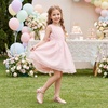 image:imageStelle Girls Glitter Charm Dress Shoes Sequins Princess Heels for Party  Sparkle finish Decorative charms Cushioned comfort Flexible outsole Dressup Special occasions Comfortable fitPink