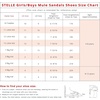 image:imageStelle Girls Sandals Kids Slide Summer Shoes Slip on Slippers  Lightweight FlexibleAdjustable StrapsSlip onRainbowBeach Pool EVA outsoleBlush Pink
