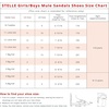 image:imageStelle Girls Sandals Kids Slide Summer Shoes Slip on Slippers  Lightweight FlexibleAdjustable StrapsSlip onRainbowBeach Pool EVA outsoleRainbow