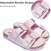 image:imageStelle Girls Sandals Kids Slide Summer Shoes Slip on Slippers  Lightweight FlexibleAdjustable StrapsSlip onRainbowBeach Pool EVA outsoleRainbow