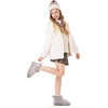 image:imageStelle Kids Snow Boots Girls Boys Winter Ankle Boots  Faux Fur LinedFaux Suede UpperPullOnTPR OutsoleCozyLightweightComfortableOutdoorWarmToddlerLittle Big KidGrey