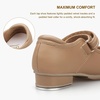 image:imageStelle Tap Shoes for Toddler Girls PU Unisex Tap Dance Shoes  Rounded toe Padded heel collar Clear tap sound Cushioned insole Nonslip outsole Lightweight designBtan