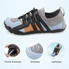 image:imageStelle Water Shoes for Women Barefoot Aqua Shoes for River Swim  Hiking Beach Pool Boating Yoga QuickDry Mesh Lightweight NonSlip Outsole EasyOn Pull Tabs Water Shoes for Adult MenGlacial Ember