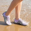 image:imageStelle Water Shoes for Women Barefoot Aqua Shoes for River Swim  Hiking Beach Pool Boating Yoga QuickDry Mesh Lightweight NonSlip Outsole EasyOn Pull Tabs Water Shoes for Adult MenLight Purple