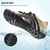 image:imageStelle Water Shoes for Women Barefoot Aqua Shoes for River Swim  Hiking Beach Pool Boating Yoga QuickDry Mesh Lightweight NonSlip Outsole EasyOn Pull Tabs Water Shoes for Adult MenDesert Eclipse