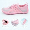 image:imageStelle Water Shoes for Women Barefoot Aqua Shoes for River Swim  Hiking Beach Pool Boating Yoga QuickDry Mesh Lightweight NonSlip Outsole EasyOn Pull Tabs Water Shoes for Adult MenPink