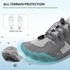image:imageStelle Water Shoes for Women Barefoot Aqua Shoes for River Swim  Hiking Beach Pool Boating Yoga QuickDry Mesh Lightweight NonSlip Outsole EasyOn Pull Tabs Water Shoes for Adult MenCharcoal