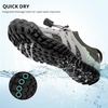 image:imageStelle Water Shoes for Women Barefoot Aqua Shoes for River Swim  Hiking Beach Pool Boating Yoga QuickDry Mesh Lightweight NonSlip Outsole EasyOn Pull Tabs Water Shoes for Adult MenGrey