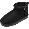 image:imageStelle Kids Snow Boots Girls Boys Winter Ankle Boots  Faux Fur LinedFaux Suede UpperPullOnTPR OutsoleCozyLightweightComfortableOutdoorWarmToddlerLittle Big KidBlack