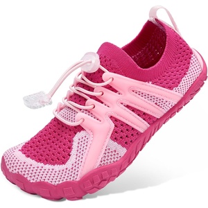 image:imageStelle Water Shoes for Kids Adjustable Laces  Quick Dry Barefoot NonSlip Shoes with a Roomy Toe Box for Boys and GirlsBeachHikingToddler to Big KidStrawberry Milkshake 2