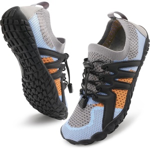 image:imageStelle Water Shoes for Women Barefoot Aqua Shoes for River Swim  Hiking Beach Pool Boating Yoga QuickDry Mesh Lightweight NonSlip Outsole EasyOn Pull Tabs Water Shoes for Adult MenGlacial Ember
