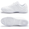 image:imageStelle Cheer Shoes Women Leather Cheerleading Dance Sneakers  Lightweight Athletic Training Tennis Shoes for Youth and Women  Supportive Sole for Cheer Competition and PracticeWhitepu