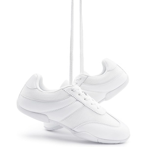 image:imageStelle Cheer Shoes Women Leather Cheerleading Dance Sneakers  Lightweight Athletic Training Tennis Shoes for Youth and Women  Supportive Sole for Cheer Competition and PracticeWhitemesh