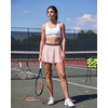 image:imageStelle Women Skort High Waisted Tennis Skirt with Pockets Athletic Skorts for Sports Running Pickleball SkaterBallet Pink