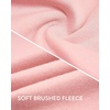 image:imageGirls Wideleg Fleece SweatpantsSoft with Front Pockets Warm Loose FitOrchid