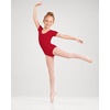 image:imageStelle Girls Bow Back Leotard with Footed Tight for BalletDanceGymnastics  Short sleeve Fully lined front Bow back BalletDanceGymnastics Leotards Footed tights High elasticity amp durableRed