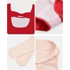 image:imageStelle Girls Bow Back Leotard with Footed Tight for BalletDanceGymnastics  Short sleeve Fully lined front Bow back BalletDanceGymnastics Leotards Footed tights High elasticity amp durableRed