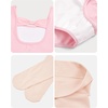 image:imageStelle Girls Bow Back Leotard with Footed Tight for BalletDanceGymnastics  Short sleeve Fully lined front Bow back BalletDanceGymnastics Leotards Footed tights High elasticity amp durableBallet Pink