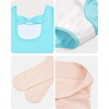 image:imageStelle Girls Bow Back Leotard with Footed Tight for BalletDanceGymnastics  Short sleeve Fully lined front Bow back BalletDanceGymnastics Leotards Footed tights High elasticity amp durablePool Blue