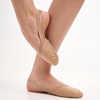 image:imageStelle Stretch Canvas Half Soles Women  Turners Pullon design Soft elastic upper Suede outsole Breathable lining Secure snug fit Supports smooth turns