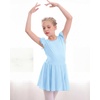 image:imageStelle Ballet Leotards for Girls Dance Leotard with Skirt Kids Dance Dress  Ballet Dress for Toddler Girls Ruffle Sleeve Chiffon Skirt Dance Costume for Performances Birthday Party Daily Wear2blue