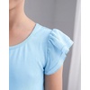 image:imageStelle Ballet Leotards for Girls Dance Leotard with Skirt Kids Dance Dress  Ballet Dress for Toddler Girls Ruffle Sleeve Chiffon Skirt Dance Costume for Performances Birthday Party Daily Wear2blue
